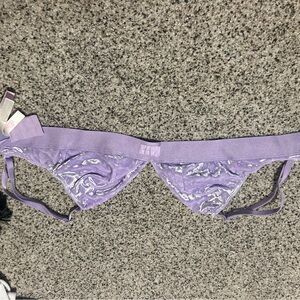 Victoria's Secret Purple Velvet Bra